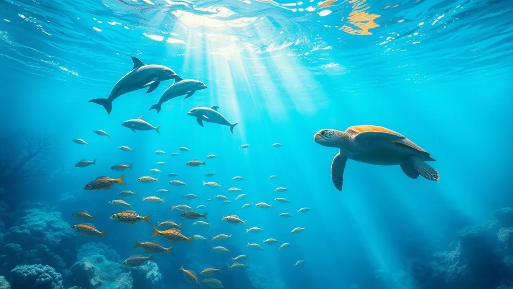 Dream symbol: blue waters: scenarios: Dreaming of Blue Waters and Underwater Creatures