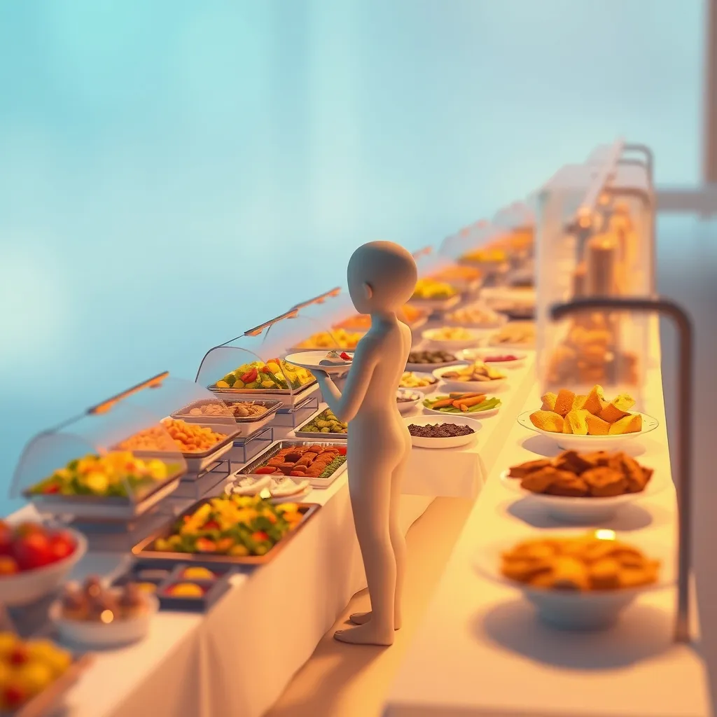 Dream symbol: buffet line: symbolism: Balancing Excess and Moderation Dream symbol: buffet line: symbolism: Balancing Excess and Moderation