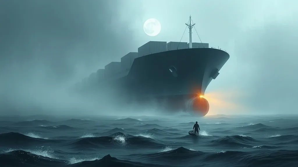 Dream symbol: cargo ship: scenarios: Dream of being rescued by a cargo ship
