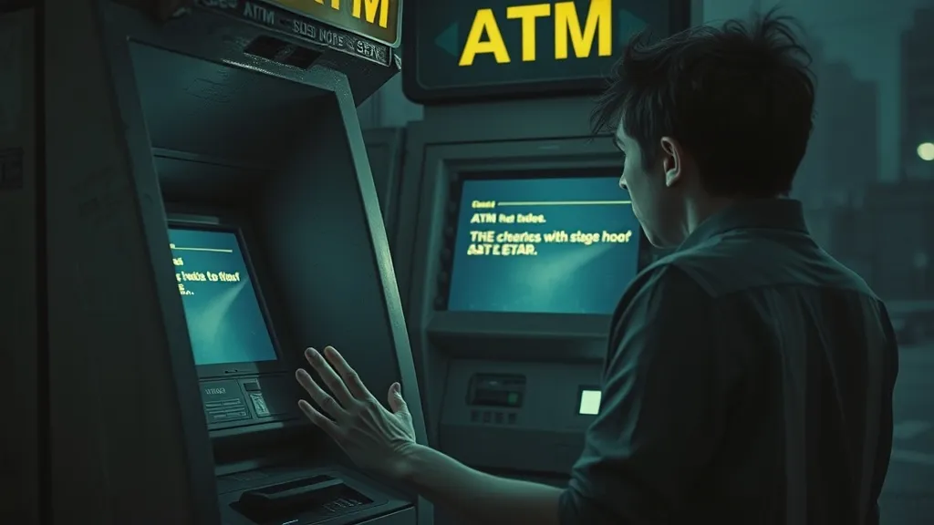 Dream symbol: cash withdrawal: scenarios: Dreaming of Withdrawing Money and the machine malfunctions