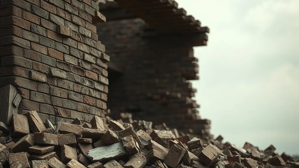 Dream symbol: collapsed wall: scenarios: Dreaming of a Collapsed Wall and Debris
