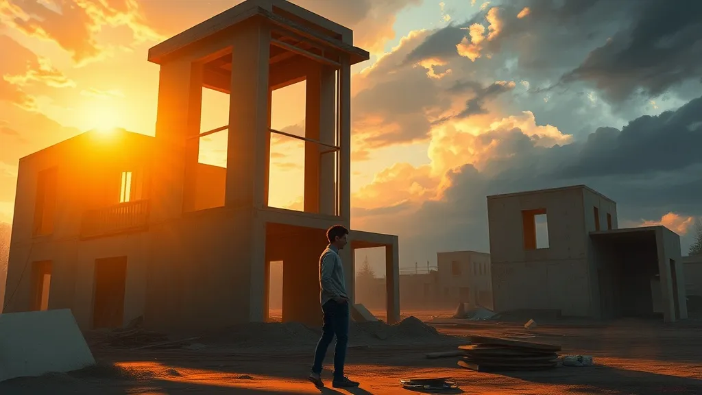Dream symbol: construction job: scenarios: Dreaming about building a specific structure on a construction job