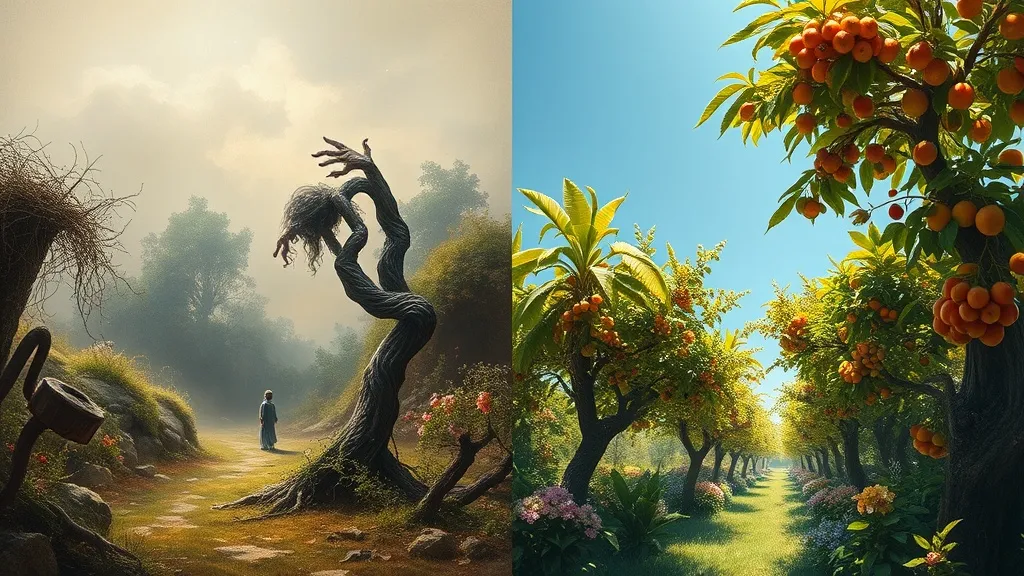 Dream symbol: garden of eden: symbolism: Paradise Lost and Regained