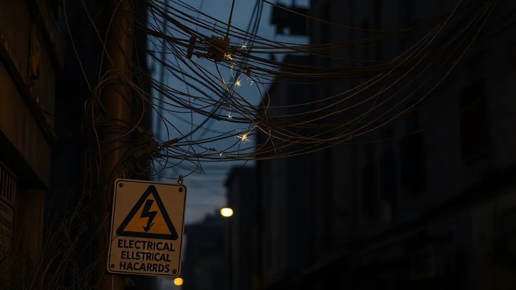 Dream symbol: electrical wires: scenarios: Dream of Electrical Wires and Safety Hazards