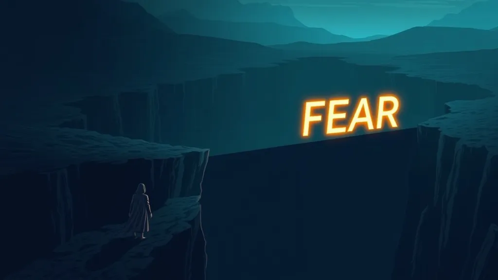 Dream symbol: word 'fear': scenarios: Dreaming of the word 'Fear' inspiring courage