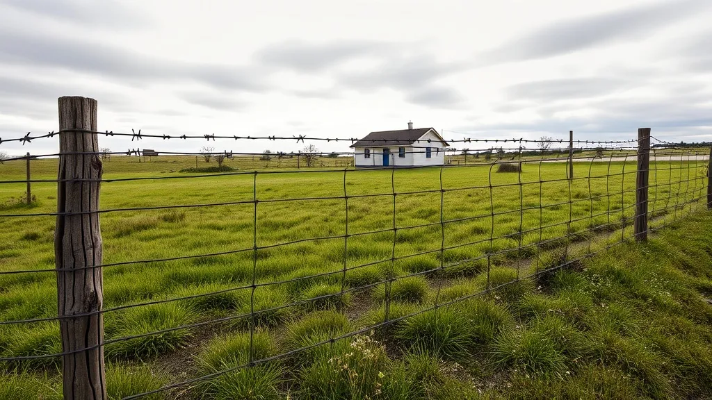 Dream symbol: fence with barbed wire: scenarios: Dream about Seeing a Barbed Wire Fence Around a Property