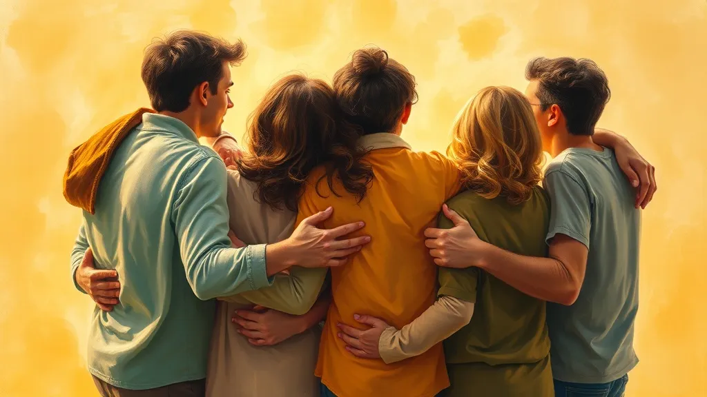 Dream symbol: friends hugging: symbolism: The Importance of Human Connection