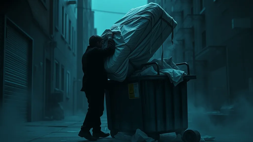 Dream symbol: garbage and mattresses: scenarios: Dreaming of someone else throwing a mattress into the garbage