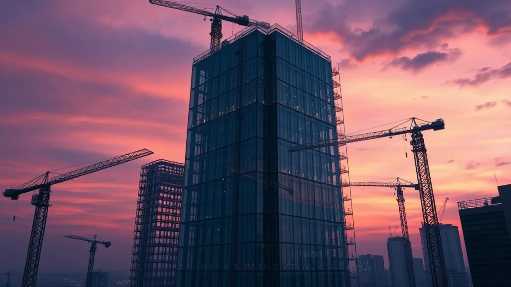 Dream symbol: glass high-rise building: scenarios: Dream About a Glass High-Rise Under Construction