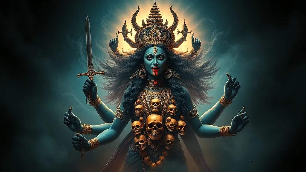 Dream symbol: goddess kali ma: symbolism: Message of Liberation from Ego and Attachments