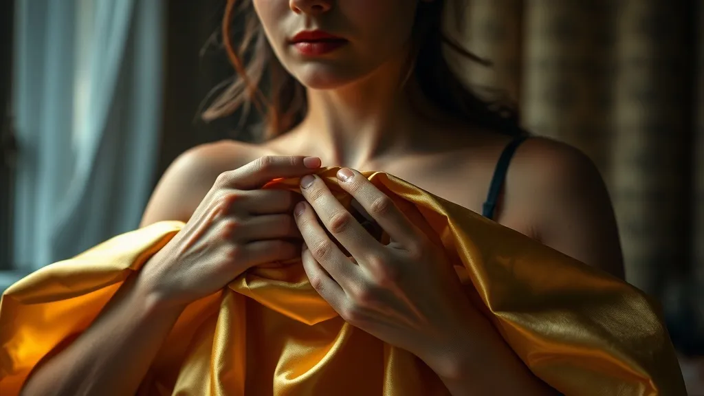 Dream symbol: gold satin fabrics: scenarios: Dream About Creating Something from Gold Satin Fabric