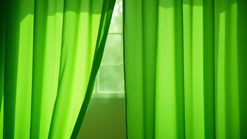 Dream symbol: green curtain: symbolism: Indication of Obstacles to Personal Insight Illustrated by a Green Curtain
