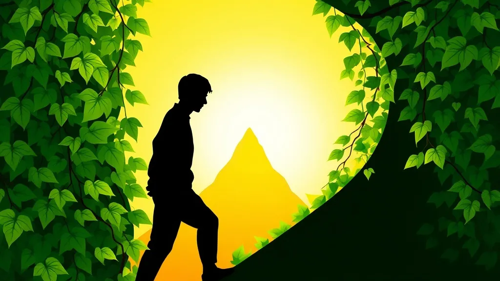 Dream symbol: green ivy: symbolism: Climbing Towards Success
