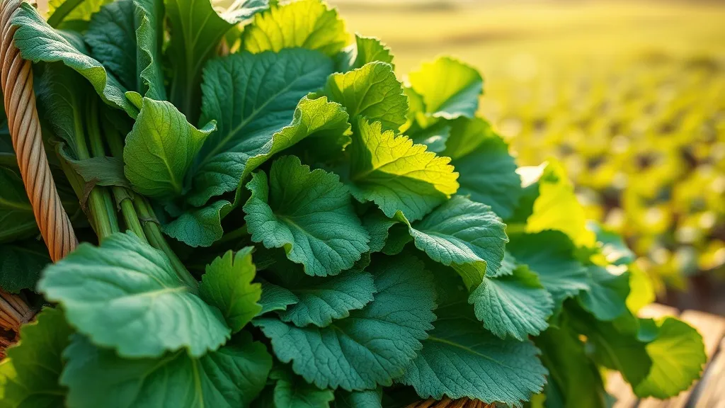 Dream symbol: green leaf vegetables: symbolism: Abundance and Prosperity