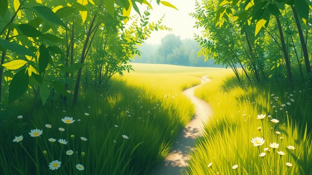 Dream symbol: green spaces: scenarios: Dreaming of a green space as a symbol of hope