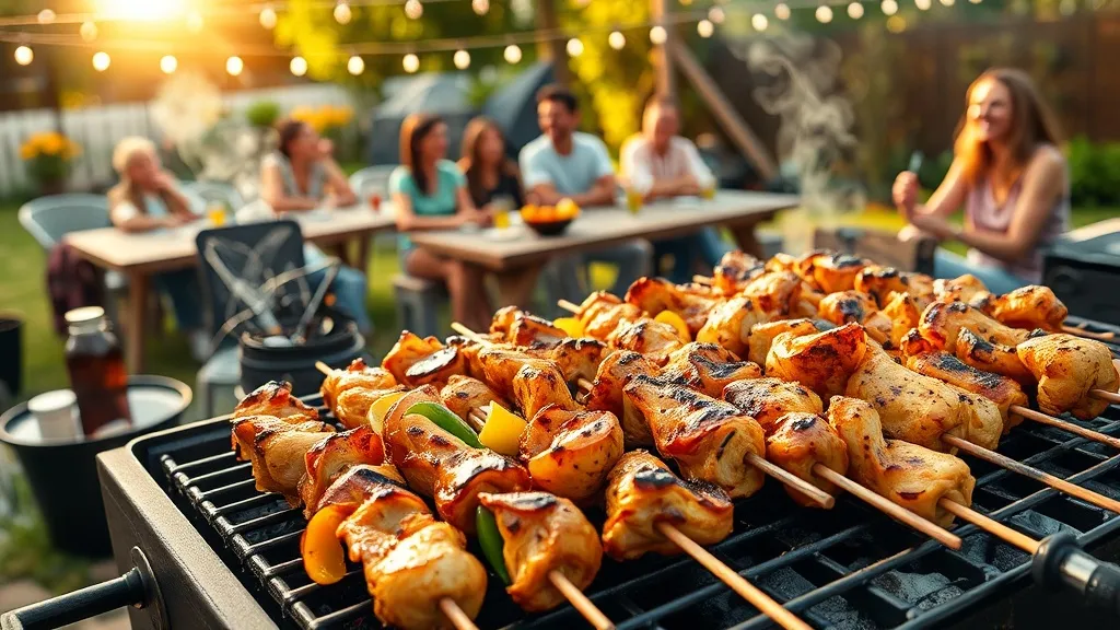 Dream symbol: grilled chicken skewers: demographics: Barbecue and Grill Hobbyists’ Dreams Featuring Chicken Skewers