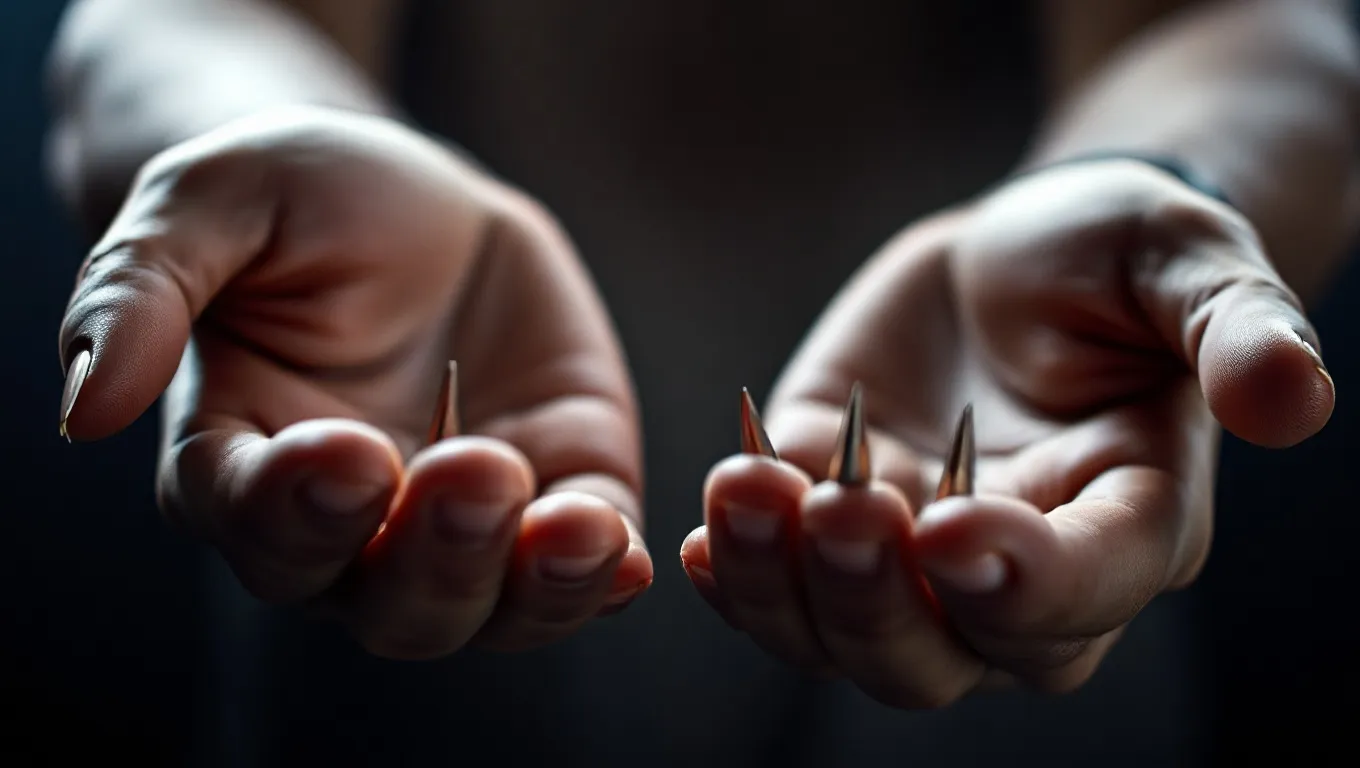 Dream symbol: hand spikes: scenarios: Dream about Sharp Spikes on Hands Dream symbol: hand spikes: scenarios: Dream about Sharp Spikes on Hands