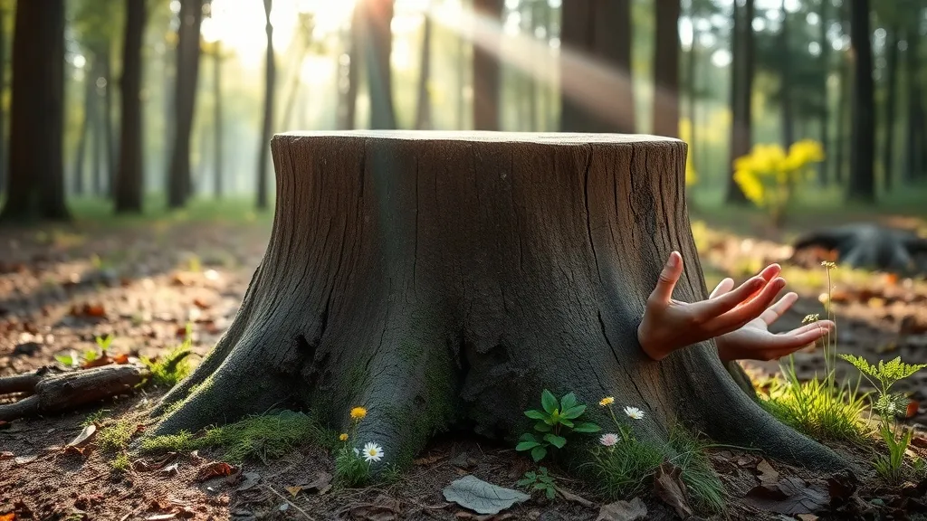 Dream symbol: healed stumps: symbolism: Letting Go of Emotional Scars