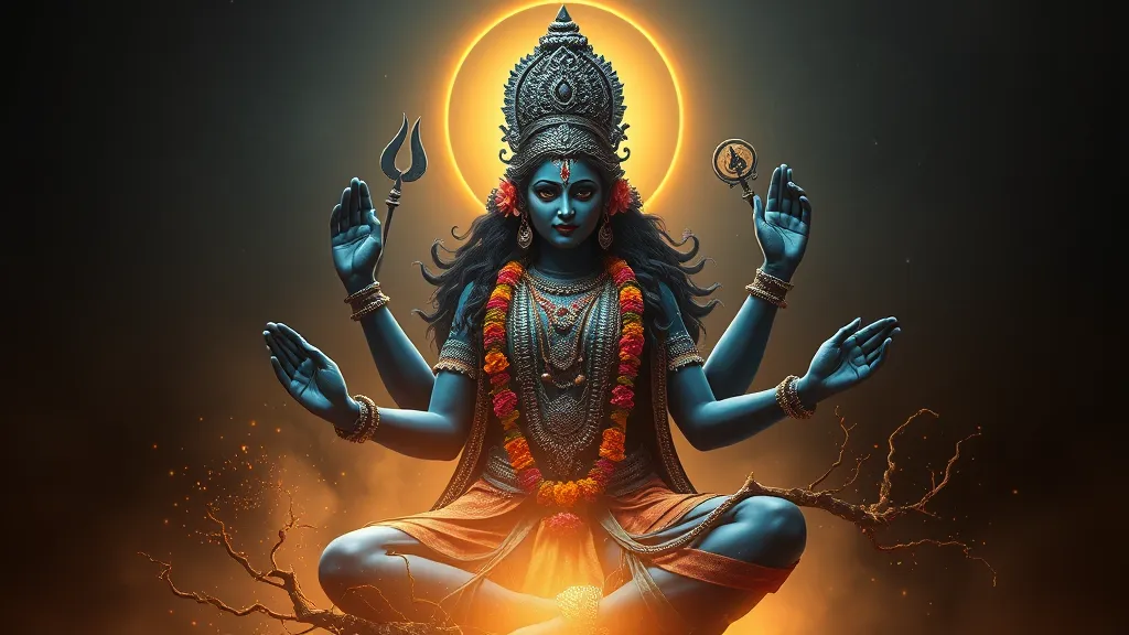 Dream symbol: hindu goddess kali: scenarios: Dream of Receiving Blessings from Kali