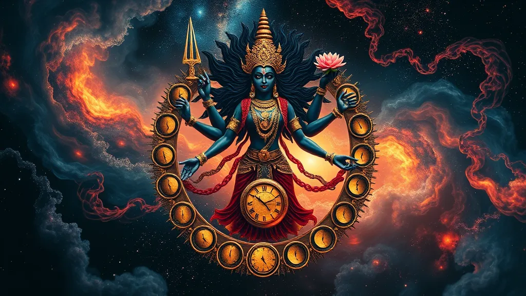 Dream symbol: hindu goddess kali: symbolism: Connection to Time and Cosmic Cycles