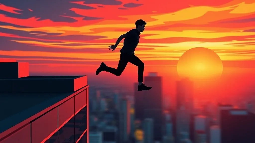 Dream symbol: jumping from the roof: symbolism: A Need for Excitement and Adrenaline