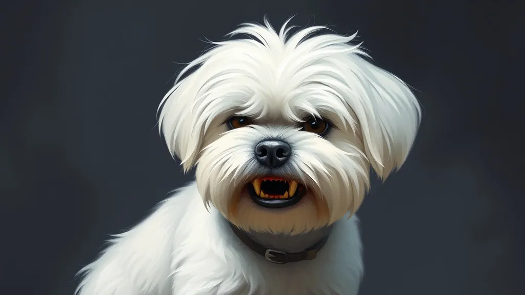 Dream symbol: maltese dog: scenarios: Dream of an Aggressive Maltese Dog