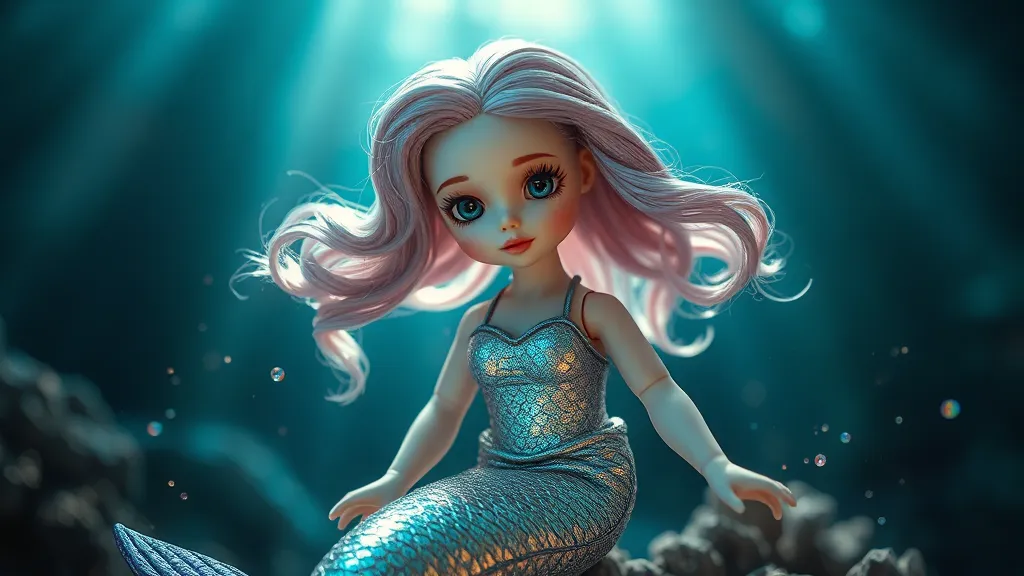 Dream symbol: mermaid doll: scenarios: Dream of a Mermaid Doll Dressed in Shimmering Clothes