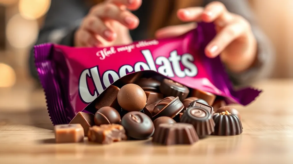 Dream symbol: packet of mixed chocolates: symbolism: The Search for Something Sweet
