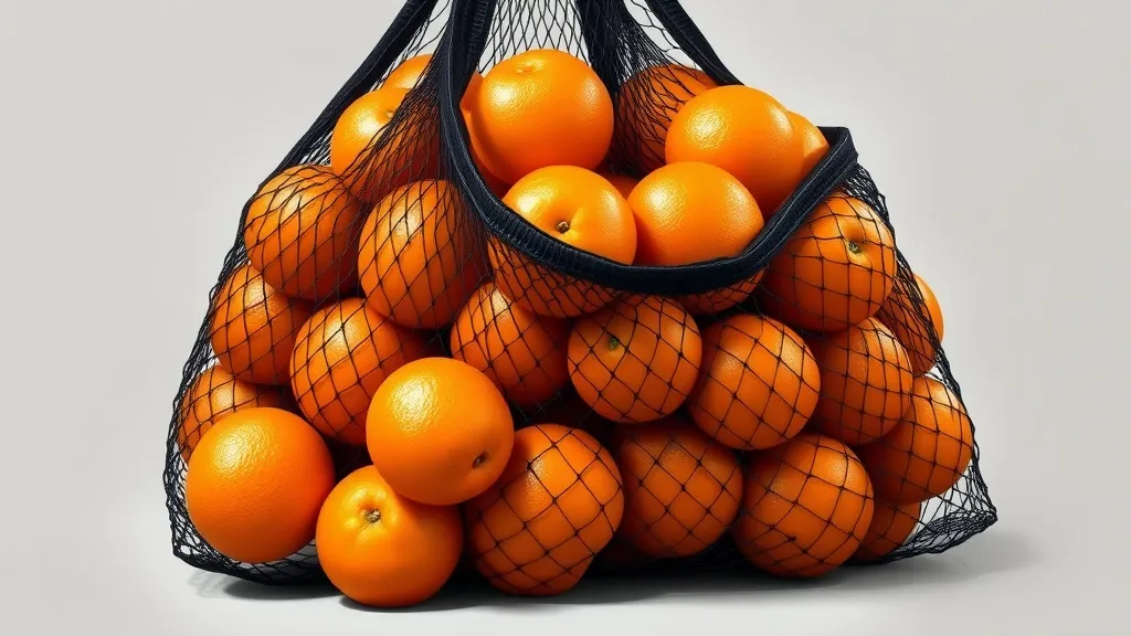 Dream symbol: black mesh bag of oranges: scenarios: Dreaming of a Black Mesh Bag Full of Perfect Oranges