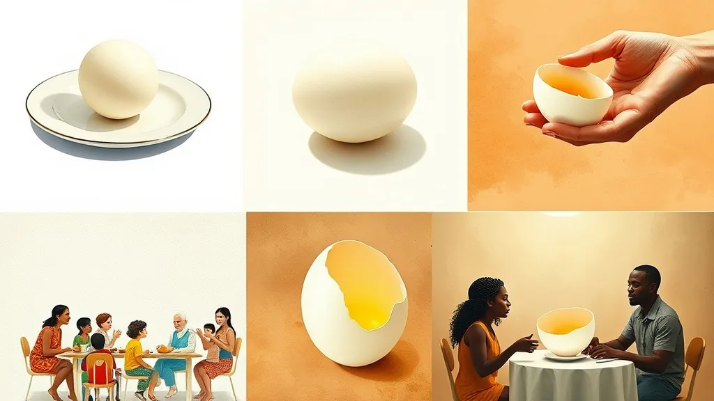 Dream symbol: peeling boiled egg: demographics: Cultural Interpretations of Peeling Boiled Eggs in Dreams