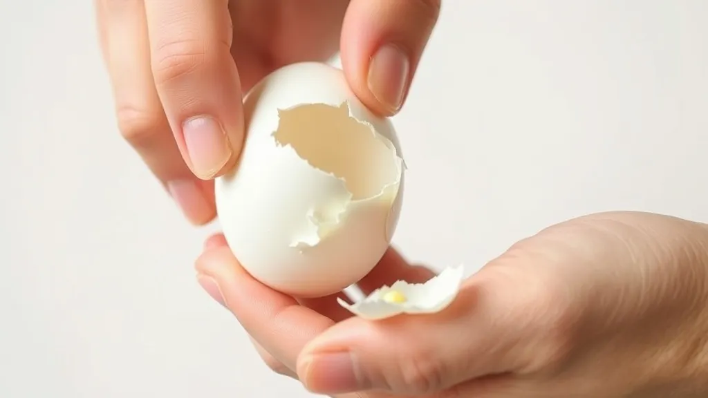 Dream symbol: peeling boiled egg: scenarios: Dreaming of Peeling a Perfectly Smooth Boiled Egg