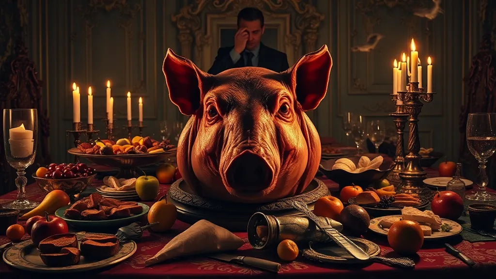Dream symbol: pig's head: symbolism: Warning Against Excess