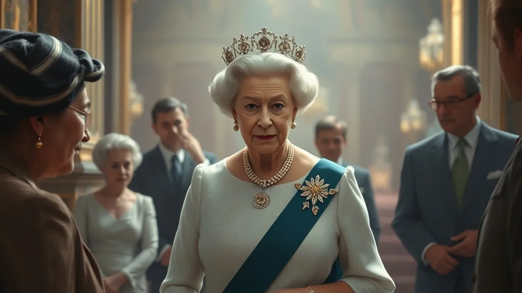 Dream symbol: queen lizzie: scenarios: Dream about Queen Elizabeth II Performing a Royal Duty