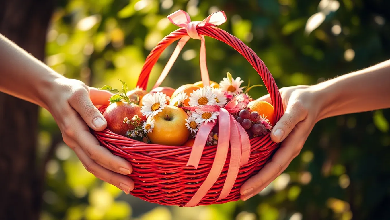 Dream symbol: red basket: scenarios: Dream of Receiving a Red Basket as a Gift Dream symbol: red basket: scenarios: Dream of Receiving a Red Basket as a Gift