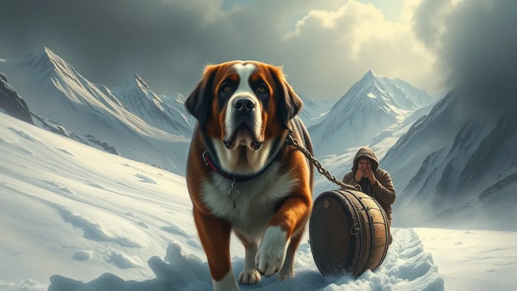 Dream symbol: saint bernard: scenarios: Dream of a Saint Bernard Saving Someone