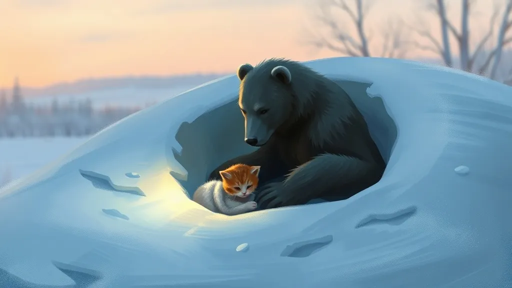 Dream symbol: snowbank: scenarios: Dream about animals in a snowbank