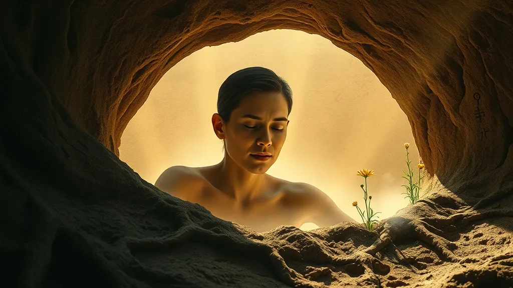 Dream symbol: someone in the hole: symbolism: Symbolizing Spiritual Descent or Renewal