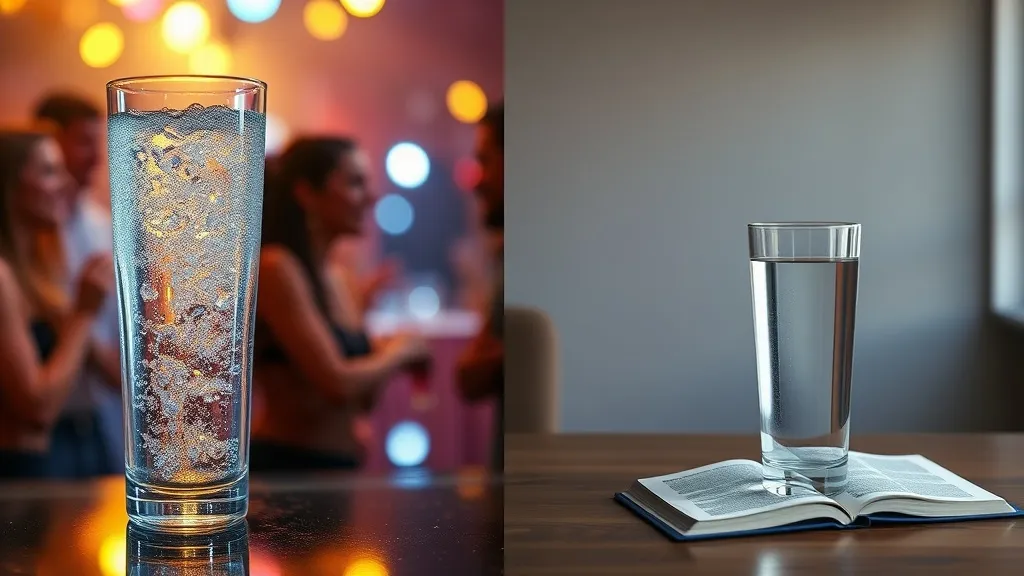Dream symbol: sparkling water: scenarios: Dreaming of Sparkling Water and other Drinks: Comparing Life Choices
