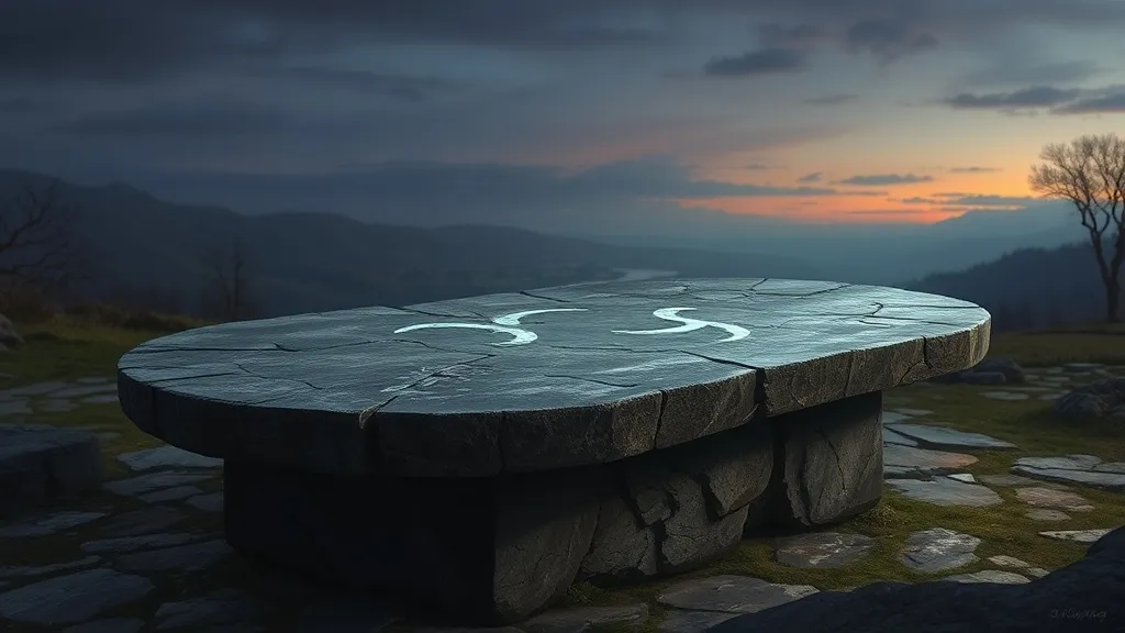 Dream symbol: stone table: symbolism: Unbreakable Bonds and Connections