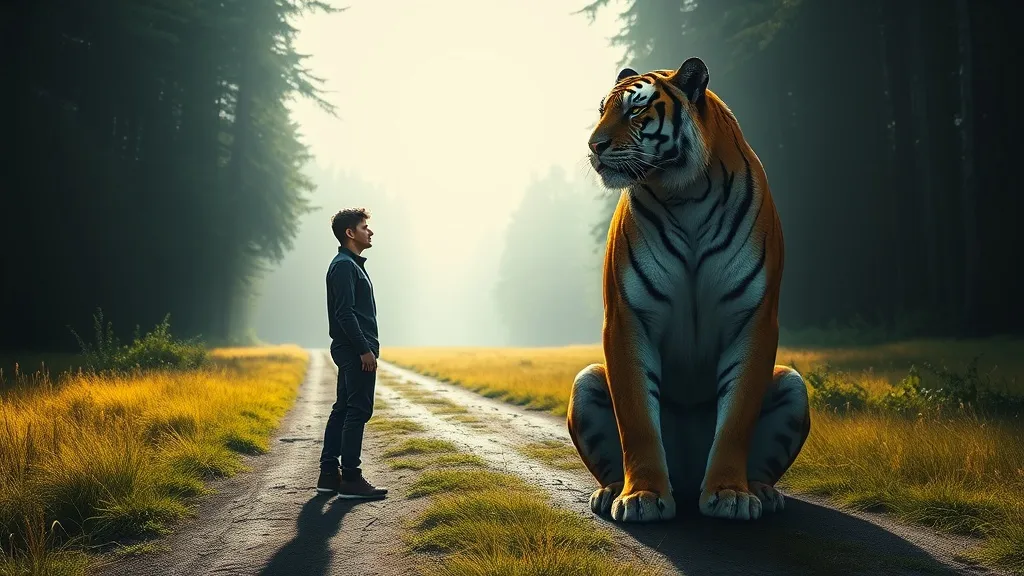 Dream symbol: talking to tiger: symbolism: A Call to Action and decisive moves