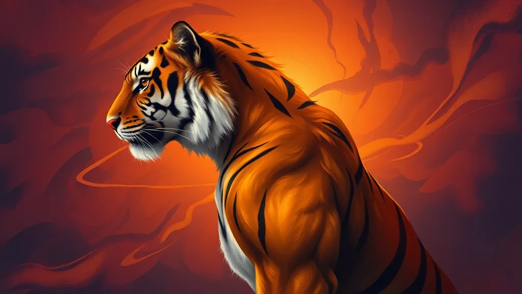Dream symbol: adult tiger: symbolism: Spiritual Awakening and Illumination