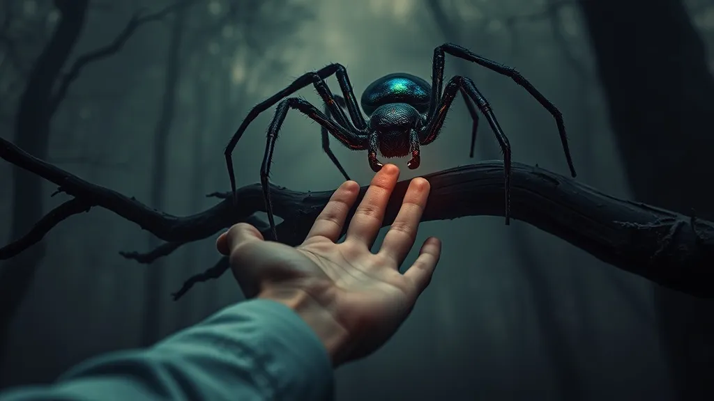 Dream symbol: dude touching the spider: symbolism: The Power of Intuition and Inner Wisdom