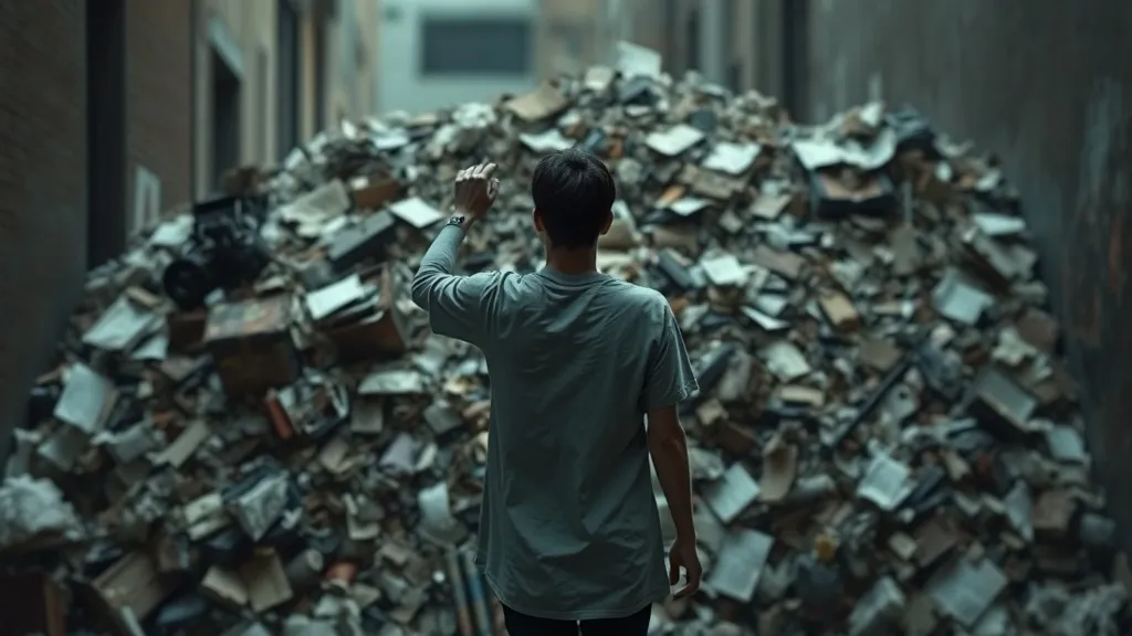 Dream symbol: trash pile: scenarios: Dream of Watching Someone Throw Something Into a Trash Pile