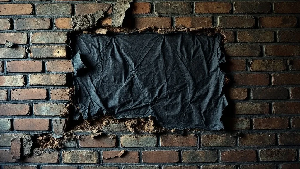 Dream symbol: patch on the wall: symbolism: Attempts at Concealment and Deception