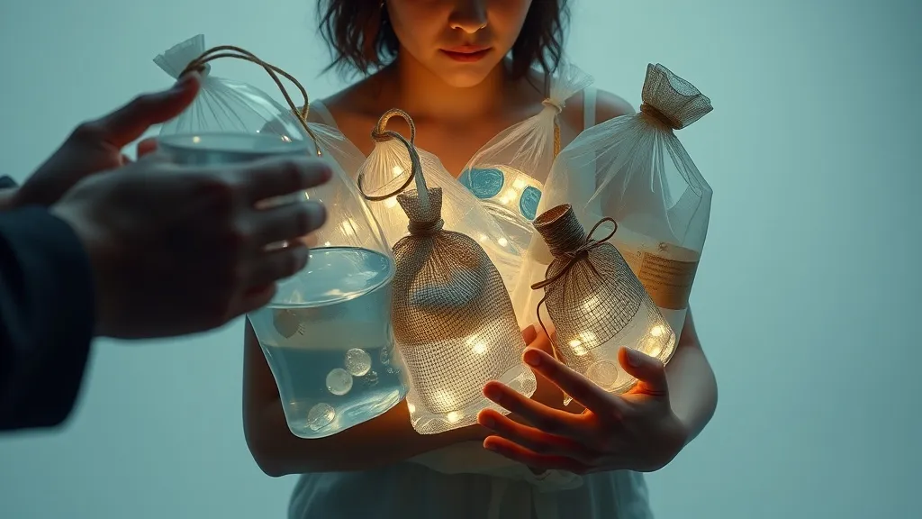 Dream symbol: water bags: scenarios: Dream of receiving water bags as a gift