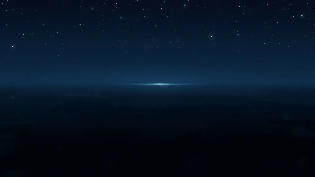 Dream symbol: water surface: scenarios: Dream of a Water Surface at Night