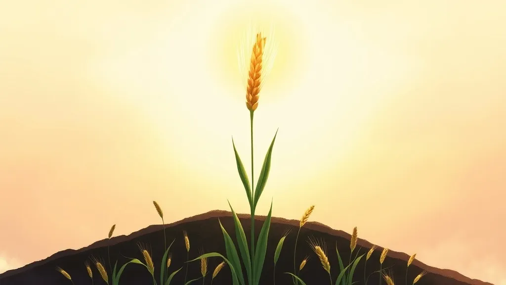 Dream symbol: wheat plants: symbolism: Spiritual Growth and Enlightenment