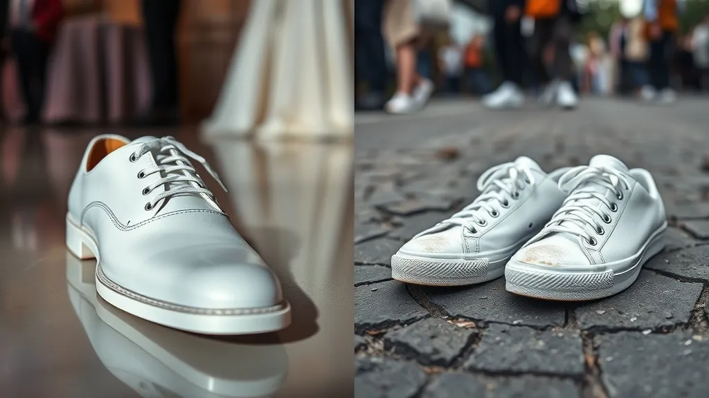 Dream symbol: white shoe: symbolism: Social Status and Presentation