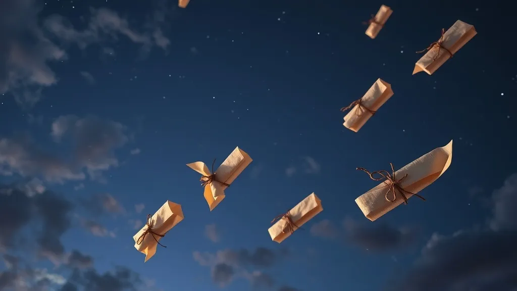 Dream symbol: wrapped paper: scenarios: Dream of Wrapped Paper Floating or Flying