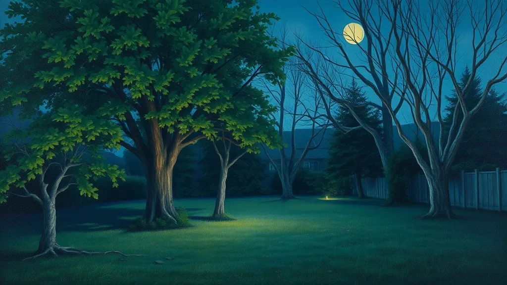 Dream symbol: yard with trees: symbolism: Hidden Aspects of the Self